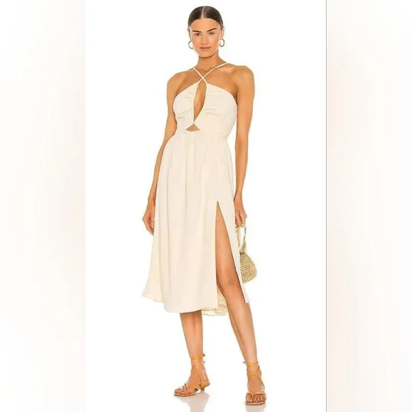 LPA Adalia Dress in Cream - Picture 12 of 13